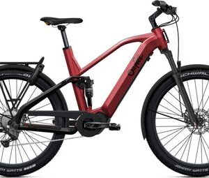 VTC Électrique O2 Feel Vern FS Adventure 7.1 Mid Shimano Cues 9v 835 Wh 27.5'' Rouge