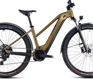 VTT Électrique Semi-Rigide Cube Reaction Hybrid Performance 500 Allroad Trapeze Shimano Cues 9V 500 Wh 29'' Or Lime 2025