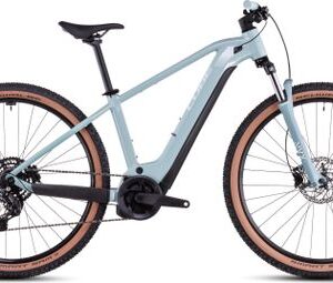 VTT Électrique Semi-Rigide Cube Reaction Hybrid Performance 500 Shimano Cues 9V 500 Wh 27.5'' Bleu Sky Light 2025