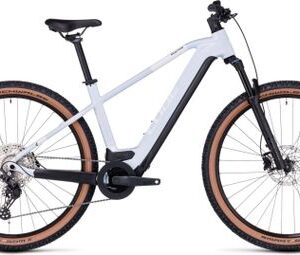 VTT Électrique Semi-Rigide Cube Reaction Hybrid Pro 500 Shimano Deore 11V 500 Wh 29'' Blanc Flash