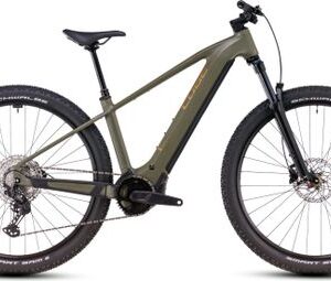 VTT Électrique Semi-Rigide Cube Reaction Hybrid Pro 800 Shimano Deore/Deore XT 12V 800 Wh 27.5'' Vert Dusty Olive 2025
