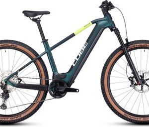 VTT Électrique Semi-Rigide Cube Reaction Hybrid SLT 750 Shimano XT 12V 750 Wh 29'' Vert Goblin