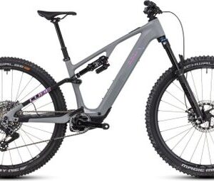 VTT Électrique Tout-Suspendu Cube AMS Hybrid One44 C:68X TM 400X Sram GX Eagle AXS 12V 400 Wh 29'' Gris Vert Swamp 2025