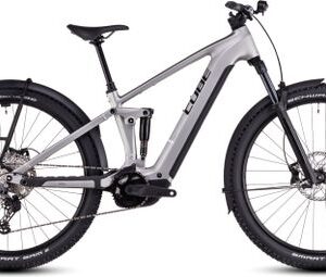 VTT Électrique Tout-Suspendu Cube Stereo Hybrid One22 Race 800 Allroad Shimano Deore 12V 800 Wh 27.5'' Argent 2025