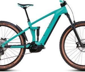 VTT Électrique Tout-Suspendu Cube Stereo Hybrid One44 EX 800 Shimano Deore/Deore XT 12V 800 Wh 29'' Bleu Scuba 2025