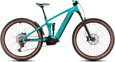 VTT Électrique Tout-Suspendu Cube Stereo Hybrid One44 EX 800 Shimano Deore/Deore XT 12V 800 Wh 29'' Bleu Scuba 2025