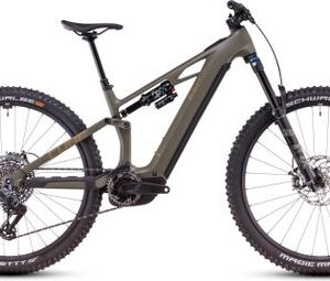 VTT Électrique Tout-Suspendu Cube Stereo Hybrid One44 HPC TM 800 Sram GX Eagle AXS 12V 800 Wh 29'' Vert Dusty Olive 2025