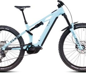 VTT Électrique Tout-Suspendu Cube Stereo Hybrid One77 HPC Race 800 Shimano Deore 12V 800 Wh 29''/27.5'' Bleu Dazzle 2025