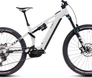 VTT Électrique Tout-Suspendu Cube Stereo Hybrid One77 HPC SLX 800 Shimano Deore XT 12V 800 Wh 29''/27.5'' Beige Desert Stone Vert 2025