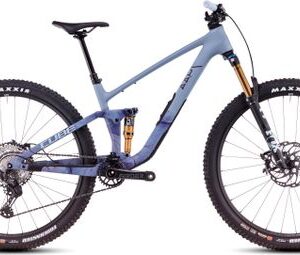 VTT Tout-Suspendu Cube Stereo One44 C:62 Race Shimano Deore XT 12V 29'' Bleu Pigeon Art 2025