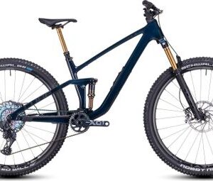 VTT Tout-Suspendu Cube Stereo One44 C:68X SLT Sram XX1 Eagle AXS 12V 29'' Bleu Liquid